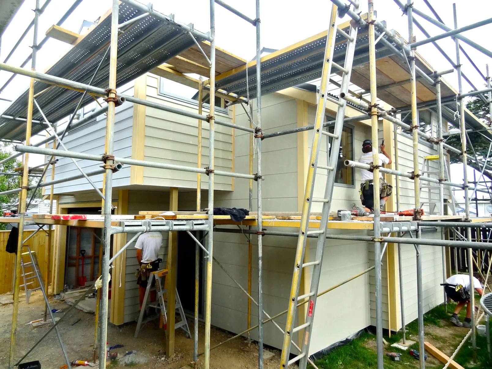 Island Bay Builders - new build under construction, Wellington